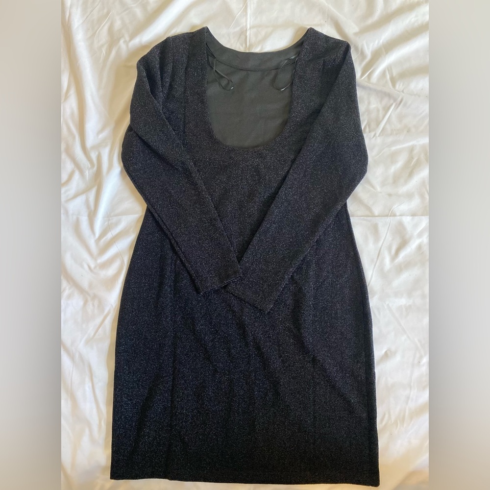 H&M Black sparkle dress